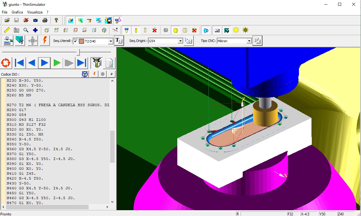 thinsimulator fresatura