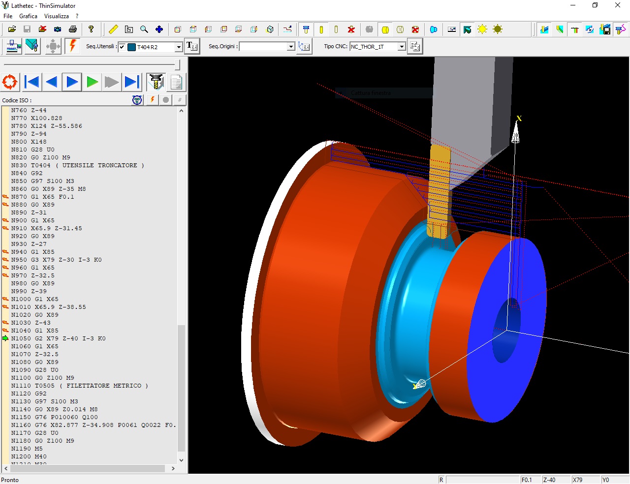 thinsimulator tornitura